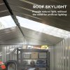 Outsunny 9 x 6ft Metal Garden Shed, Outdoor Storage Tool House with Ventilation Slots, Foundation Kit and Lockable Double Doors, Silver Grey
