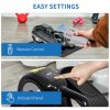 SPORTNOW Under Desk Elliptical Machine, Sit Down Pedal Exerciser with Forward and Reverse Motion, 12 Programs, LCD Monitor, Compact with Remote Control for Home Gym Office Daily Workout
