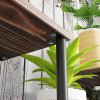 Outsunny 4 Tiered Plant Stand, Metal Planter Shelf Display Rack for Multiple Plants, Flower Pot Holder for Living Room, Patio, Balcony, Garden, Carbonised Finish