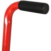 DURHAND 150KG Steel Motorcycle Lift Rubber Platform, Crank Lift Manual Repair Clean Hoist Table Assist Off-Road Dirt Bike Stand, 27.5/39.5H cm, Red