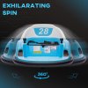 AIYAPLAY Kids Bumper Car, 360 Rotation 12V Waltz Car, Battery Powered Ride-On Toy with Remote Control, Dual Joystick, Music, USB, LED Lights, Horn, for Ages 1.5-5 Years, Blue