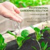 Outsunny 2m x 100m Heavy Duty Weed Control Membrane, Weed Membrane for Landscaping Driveway Gravel Artificial Grass Lawn Underlay, Black