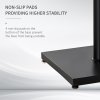 Outsunny ??35/38/48MM 18KG Steel Square Parasol Stand Base w/ Adjustable Knob Umbrella Stand Garden Patio Outdoor Home, Black