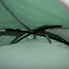 Outsunny Two-Man Camping Tent Dome Tent with Weatherproof Shell, Vestibule & Windows, for Fishing & Hiking, Green and Grey