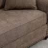 HOMCOM 3 Seater Sofa, Fabric Couch with Rubber Wood Legs, 3 Seater Settee with Extra Padded Cushions and Pillows for Living Room, 196W x 80.5D x 89H cm