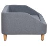 PawHut Dog Sofa Bed, Cat Sofa, Dog Couch w/ Soft Cushion, Removable and Washable Cover, for Small, Medium and Large Dogs, 95 x 63 x 39cm - Grey