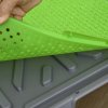PawHut Dog Toilet, Artificial Grass for Dogs with Tray for Potty Training Indoor Outdoor Use, Puppy Dog Grass Pad Easy to Clean, 2 Packs, 67 x 41cm, Green