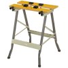 DURHAND 4-in-1 Work Bench, Folding Clamp Table w/ 4 Adjustable Clamping Pegs for DIY Home Garage, Grey