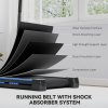HOMCOM Folding Treadmill Walking Pad, 1-6km/h Treadmill Walking Machine, with Remote Control and LCD Display for Home Gym Office, Blue