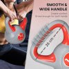 SPORTNOW Kettlebell, 14kg Kettle Bells with Handle for Home Gym Weight Lifting and Strength Training, Red and Grey