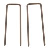 Outsunny Expanding Trellis Fence Freestanding Aluminum Alloy Movable Fence Foldable Garden Screen Panel Pet Safety Fence for Patio Lawn Decoration, 300cm x 103.5 cm, Dark Brown