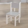 HOMCOM kids Table and Chair Set 2 in 1 Activity Play Table for Bricks Toddler Furniture w/Storage Space, Ideal for Reading, Arts & Crafts - Grey