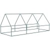 Outsunny 240x90x90cm Small Greenhouse, House-Shaped Portable Grow Tunnel Mini Greenhouse with Mesh Windows for Indoor and Outdoor, Green