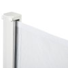PawHut Retractable Stair Gate for Dogs, Pet Mesh Safety Gate Extends up to 115cm for Doorways Indoor- White