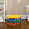 ZONEKIZ Kids Stepping Stones, 6PCs Balance River Stones, Crocodile-Designed Sensory Toy with Anti-Slip Edge, Indoor Outdoor Obstacle Courses, Stackable