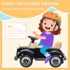 AIYAPLAY Ride on Sliding Car Foot to Floor for Kids, Mercedes-Benz 300S Licensed Ride on Toy with Anti-rollover Device, Under Seat Storage for 18-48 Months, Black