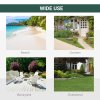 Outsunny 2 Man Pop-up Tent Beach Tent Sun Shelter w/ Windows Doors Hook Sandbags UV Protection Waterproof Outdoor Adventure Garden, Green