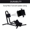 HOMCOM Metal Motorcycle Motorbike Wheel Chock Locking Stand System 17,19,21/43,48,51 Cm Front Wheels Steel Adjustable Fixing Tyre Holder Support