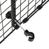 PawHut Heavy Duty Pet Dog Car Barrier Adjustable Ventilated Mesh Wire Guard Auto Vehicle Fence Protector SUVs Black 91-152 cm