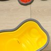 ZONEKIZ Kids Stepping Stones, 6PCs Balance River Stones, Crocodile-Designed Sensory Toy with Anti-Slip Edge, Indoor Outdoor Obstacle Courses, Stackable