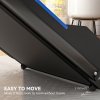HOMCOM Folding Treadmill Walking Pad, 2 in 1 Treadmill Walking Machine, with Remote Control and LCD Display, 1-6km/h for Home Gym Office, Blue