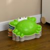 ZONEKIZ Stepping Stones Kids, 6PCs Crab-Designed Balance River Stones with TPE Anti-Slip Edge, Indoor Outdoor Sensory Toy, Obstacle Courses, Stackable
