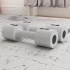 SPORTNOW Adjustable Dumbbell Set of Two, Hand Weights, for Men and Women, Home Gym Workout, A Pair 2.2kg, 3.6kg, 5kg (1.1kg, 1.8kg, 2.5kg Each)