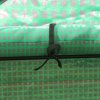 Outsunny Walk-in Greenhouse Cover Replacement with Roll-up Door and Mesh Windows, Reinforced PE Hot House Cover, COVER ONLY, 140 x 73 x 190cm, Green