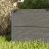 Outsunny Garden Planter with Trellis for Climbing Plants, Vines, Flowers, Freestanding Raised Bed for Garden, Outdoor, Patio, Planter Box with Drainage Gap, 72x38x150cm, Dark Grey