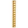 HOMCOM 204 CD Storage Unit, Storage Tower with 12 Cubes, 175cm Tall Bookcase for Living Room, Home Office, Study Room