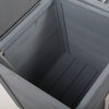 PawHut Rabbit Hutch Outdoor, Guinea Pig House, Bunny Run Cage with Openable Top for 1-2 Rabbits, 123 x 120 x 52cm, Grey