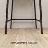 HOMCOM Dressing Table with Flip-Up Mirror, 16 Small Compartments, Industrial Vanity Desk, Makeup Desk with Steel Legs for Bedroom, Natural Wood Effect