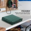 Outsunny Garden Waste Bags, 300L x 3 Heavy Duty Garden Bags, Foldable and Reusable Waste Sacks with Handles for Loading Leaf, Trash, Debris, Green