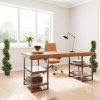 Outsunny 90cm/3FT Artificial Trees, Spiral Topiary Trees w/ Pot Set Of 2, Fake Indoor Outdoor Greenery Plant Home Office Garden Decor Green