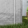 Outsunny 2 x 2 x 2 m Garden Shed Tent, Outdoor Storage Shed for Bike Motorbike Tool with Galvanised Steel Frame, Waterproof & UV-Resistant, Grey