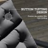 Outsunny Sun Lounger Cushions Only, 190x56x10cm Garden Lounge Chair Cushions, UPF20+ 220gsm Fabric, Thick Sunbed Replacement Pads with 6 Ties, Dark Grey