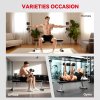 HOMCOM 2x20KG Rubber Hex Dumbbell Portable Hand Weights Dumbbell Home Gym Workout Fitness Hand Weight