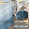HOMCOM Kids Storage Units with 9 Drawers 3 Tier Chest Vertical Dresser Tower Toy Organiser for Nursery Playroom Kindergarten Blue