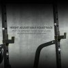 SPORTNOW Smith Machine & Cable Pulley System with Adjustable Weight Bench, Multifunction Home Gym Power Rack with Lat Pull Down System, Barbell Rack for Full Body Training, Black