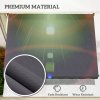 Outsunny Balcony 2 x 1.5m Manual Adjustable Awning DIY Patio Clamp Awning Canopy Retractable Shade Shelter Easy to Move for Balcony, Grey