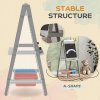 AIYAPLAY Art Easel for Kids with Paper Roll, Double-Sided Painting Easel with Chalkboard, Whiteboard, Eraser, Storage Boxes