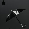 HOMCOM Steel Umbrella Stand, Square Umbrella Holder with 4 Hooks and Removable Drip Tray, Hollowed Umbrella Basket for Hallway