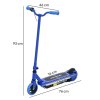 AIYAPLAY Electric Scooter for Ages 6-14 Years, with Colourful Light and Electric Brake, Electric Scooter E Scooter, Up to 10km/h, 8km, Blue