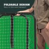 HOMCOM Angle Adjustable Rebounder Net Goal Training Set Suitable For Football, Baseball, Basketball Daily Training Black - 78L x 84W x 65-75H cm
