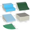 HOMCOM 6 Piece Soft Play Equipment, Kids Foam Blocks Toys for Climb and Crawl, Indoor Activity Play Set Playground for Toddler 1-3 Years Old, Multicoloured