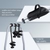 HOMCOM Bicycle Carrier Rear-mounted Bike Rack Rear Tow Bar Carrier Outdoor