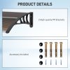 Outsunny Front Door Canopy Outdoor Awning Aluminium Rigid Plastic Polycarbonate Rain Shelter UV Water Rain Resistant 120 x 75cm