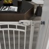 PawHut Dog Stair Gate, Pressure Fit Dog Safety Gate with Automatic Closing System, Double Locking, for Stairs, Doors, Hallways, House, 74-80cm Width, White