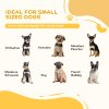 PawHut Freestanding Pet Gate Wooden Dog Gate with Support Feet Foldable Pet Fence Safety Barrier for the House Doorway Stairs Light Grey