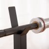 HOMCOM Heavy Duty Weight Stand Barbell Squat Stand Barbell Rack Spotter Gym Fitness Power Rack Holder - Black
